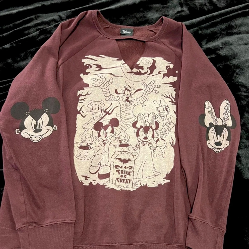 Disney Halloween Mickey and Friends Frankenstein Torrid Sweater Size 1